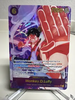 ONE PIECE Monkey D Luffy Alt Art EB02-061 SEC Anime 25th Collection English - Image 4