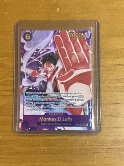 ONE PIECE Monkey D Luffy Alt Art EB02-061 SEC Anime 25th Collection English - Image 1