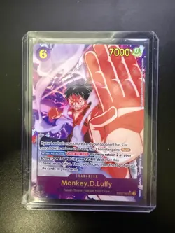 ONE PIECE Monkey D Luffy Alt Art EB02-061 SEC Anime 25th Collection English - Image 1