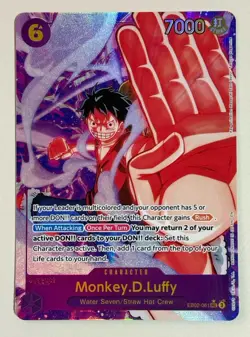 Monkey D. Luffy EB02-061 Alt Art SEC Anime 25th Collection ONE PIECE TCG - Image 1