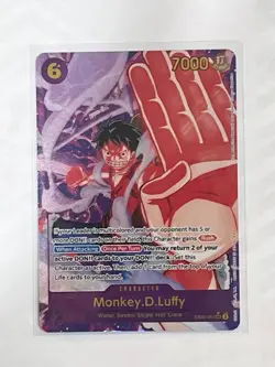 ONE PIECE Monkey D Luffy Alt Art EB02-061 SEC Anime 25th Collection English - Image 1