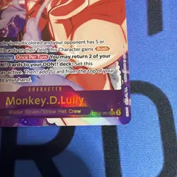 ONE PIECE Monkey D Luffy (Alt Art) EB02-061 SEC Anime 25th Collection English - Image 4