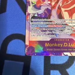 ONE PIECE Monkey D Luffy (Alt Art) EB02-061 SEC Anime 25th Collection English - Image 5