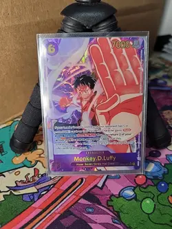 ONE PIECE Monkey D Luffy (Alt Art) EB02-061 SEC Anime 25th Collection English - Image 1