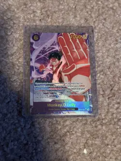 ONE PIECE Monkey D Luffy (Alt Art) EB02-061 SEC Anime 25th Collection English - Image 1