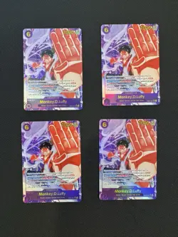 ONE PIECE Monkey D Luffy Alt Art EB02-061 SEC Anime 25th Collection English - Image 1