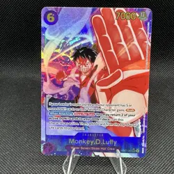 ONE PIECE Monkey.D.Luffy (Alt Art) EB02-061 SEC Anime 25th Collection English NM - Image 1