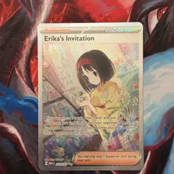 Erika's Invitation - 203/165 SIR - SV: Scarlet & Violet 151 (MEW) Pokemon Card - Image 1