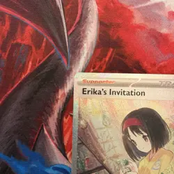 Erika's Invitation - 203/165 SIR - SV: Scarlet & Violet 151 (MEW) Pokemon Card - Image 3