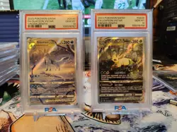 Leafeon and Glaceon VSTAR SEQUENTIAL PSA 10 GG35/40 Pokemon Crown Zenith - Image 1
