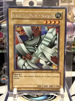 ALPHA THE MAGNET WARRIOR DOR-001 HP/CREASES YUGIOH PJ 12Z - Image 1