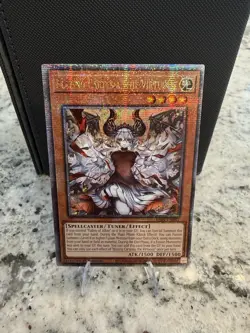 Yu-Gi-Oh! Blazing Cartesia, the Virtuous alt art RA04-EN041 1st Edition QCSR - Image 1