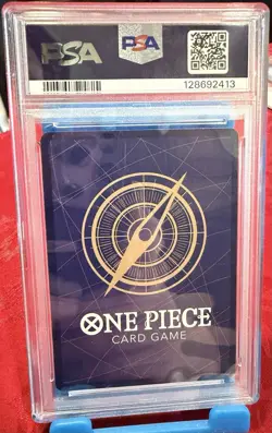 One Piece OP12-037 Zoro Demon Aura Dead Mans Game Alternate Art PSA 10 - Image 2