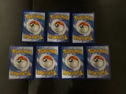 Pokemon Card Tcg Lot of 7x Eevee Reverse Holo Common Cards - Image 2