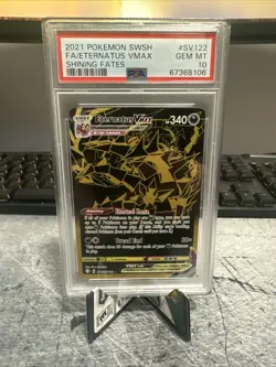 2021 Pokemon SWSH Shining Fates Eternatus VMAX Full Art #SV122 Gem Mint PSA 10 - Image 1