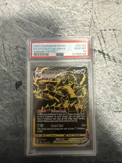 2021 Pokemon SWSH Shining Fates Eternatus VMAX Full Art #SV122 Gem Mint PSA 10 - Image 3