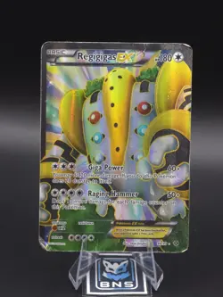 Pokemon TCG Regigigas EX 99/99 Next Destinies 2012 - DMG Damaged - Image 1