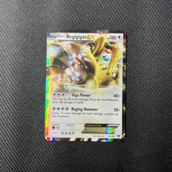 REGIGIGAS EX 2012 POKEMON TCG B & W NEXT DESTINIES RARE HOLO 82/99 Q0107 - Image 1
