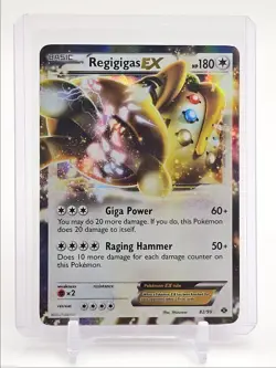 REGIGIGAS EX 2012 POKEMON B & W NEXT DESTINIES RARE HOLO 82/99 Q0107 - Image 1