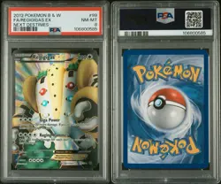 Regigigas EX (Full Art) 99/99 Pokemon Black & White Next Destinies PSA 8 NM - Image 3