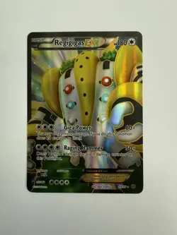 2012 POKEMON BLACK & WHITE NEXT DESTINIES FULL ART REGIGIGAS EX 99 - Image 1