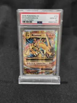 PSA 10 GEM MINT - 2016 Pokemon XY Evolutions M Charizard EX 13/108 Evolutions - Image 1