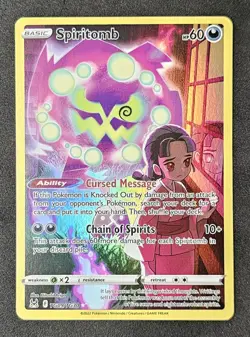 SWSH11: Lost Origin Trainer Gallery SPIRITOMB Ultra Rare #TG09/TG30 Pokemon d - Image 1