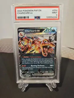 Charizard ex PSA 9 MINT 054/091 SV: Paldean Fates USA Seller Pokemon - Image 1