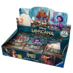 Disney Lorcana Trading Card Game Azurite Sea Booster Box (New, Sealed) - Image 1