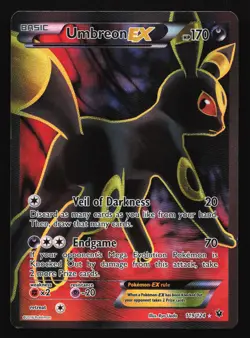 Umbreon EX (Full Art) 119/124 XY - Fates Collide Ultra Rare Pokemon Card - Image 1