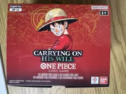 One Piece Card Game: [OP13] Carrying On His Will Booster. Unsealed by Bandai - Image 1