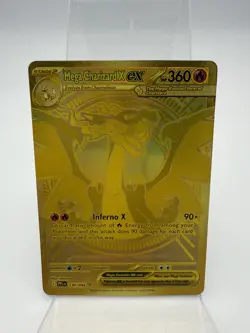 Pokemon TCG Mega Charizard X ex 130/094 Phantasmal Flames Hyper Rare Gold NM - Image 1
