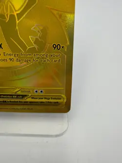 Pokemon TCG Mega Charizard X ex 130/094 Phantasmal Flames Hyper Rare Gold NM - Image 5