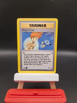 Pokemon TCG Misty's Duel Gym Heroes 123/132 Regular 1st Edition (LP) - Image 1