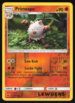 Primeape - 51/111 - Reverse Holo Rare - Crimson Invasion - Pokemon Card - Image 1