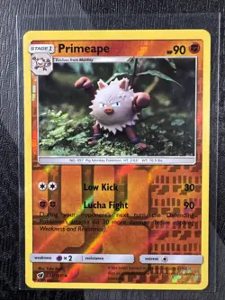 Primeape 51/111 Crimson Invasion Reverse Holo Rare Pokemon TCG - Image 1