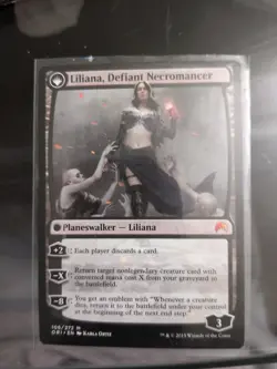 Liliana, Heretical Healer Liliana, Defiant Necromancer Magic Origins #106/2 - Image 1