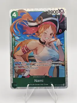 Bandai One Piece Card Game Nami OP14-031 Special Foil 4 Cards - Image 1