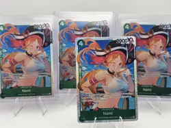 Bandai One Piece Card Game Nami OP14-031 Special Foil 4 Cards - Image 3