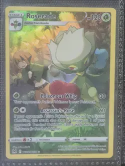 Roserade TG02/TG30 Lost Origin Trainer Gallery NM Ultra Rare Pokemon Card - Image 1