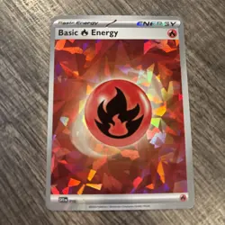 Stellar Crown set of 8 Cracked Ice Energy Cards Mint Condition - Image 1