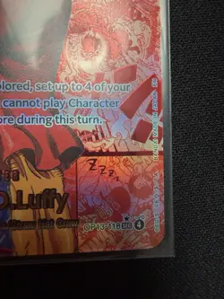 Monkey.D.Luffy (118) (3rd Anniversary) One Piece Card Manga RED Rare English - Image 3
