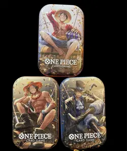 ONE PIECE CARD GAME - TIN PACK SET VOL. 2 (TS-02, OP13) x 3 SAFE SHIP NOW - Image 1