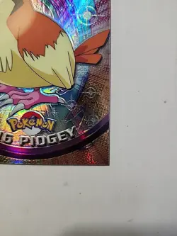 Pokemon TCG Topps Chrome Series 1 Holo Foil Card Pidgey #16 2000 TV Animation - Image 3