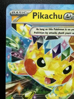 FREE SHIPPING Pokemon Pikachu EX Double Rare Holo Card 057/191 Surging Sparks Nm - Image 2
