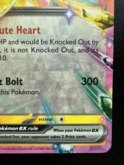 FREE SHIPPING Pokemon Pikachu EX Double Rare Holo Card 057/191 Surging Sparks Nm - Image 4