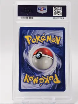 ALAKAZAM 1999 POKEMON GAME 1ST EDITION HOLO RARE 1/102 PSA 8 Q0907 - Image 2