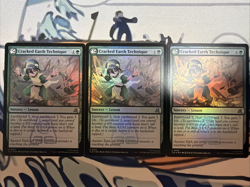 MTG Avatar The Last Airbender Cracked Earth Technique Foil 0135 x3 - Image 1