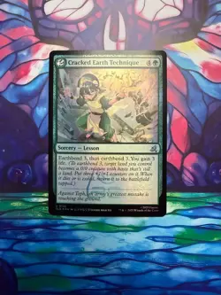 Cracked Earth Technique Avatar: The Last Airbender Foil Uncommon - Image 1