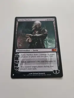 Sorin Markov - Magic 2012 - MTG Magic the Gathering - M/ NM - Image 1
